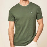Hackett Textured Knit Tee Sage