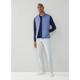 Hackett Ultra Lightweight Gilet in Avio Blue