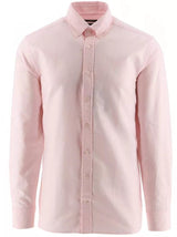 Hackett Washed Oxford Shirt in Pink