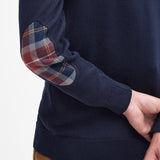 Hackett Classic Fit Jacquard Sweatshirt in Navy