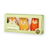 Halilit Rosa & Bo Collectable Woodlies Characters Fox Animal Set