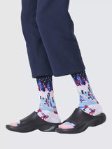Happy Socks Ice Skating In The City Socks In Light Blue