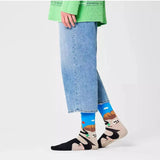 Happy Socks Roadtrip Sock in Blue