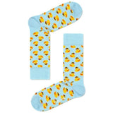 Happy Socks Rubber Duck Sock In Light Blue
