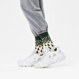 Happy Socks Santa On The Way Socks In Dark Green