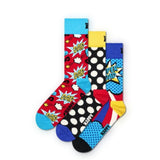 Happy Socks Super Dad Socks Gift Set, 3Pk