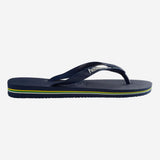 Havaianas Brasil Logo In Navy Mens