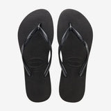 Havaianas Slim Fit Flip Flops In Black