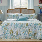 Helena Springfield Foxglove Cotton Duvet Cover Set Blue Double