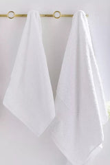Helena Springfield 'Jazz' Cotton Towels in White