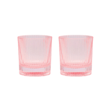 Here's How Set of 2 The Scout Lowball Glasses In Blush