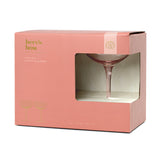 Here's How The Lou Set of 2 Coupe Glass In Blush