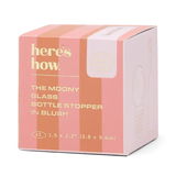 Here's How The Moony Glass Bottle Stopper In Blush