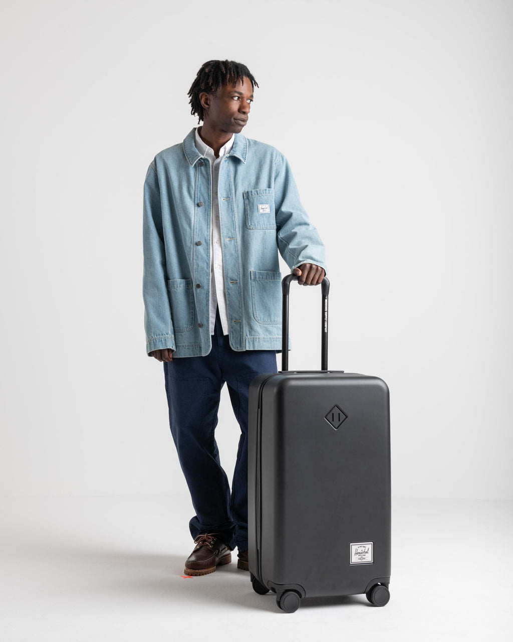 Herschel Supply Heritage Hardshell Medium Luggage Black