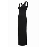 Holland Cooper Amber V-Neck Maxi Dress in Black