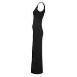 Holland Cooper Amber V-Neck Maxi Dress in Black