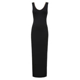 Holland Cooper Amber V-Neck Maxi Dress in Black