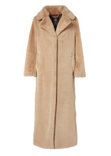 Holland Cooper Asygarth Faux Fur Coat in Beige