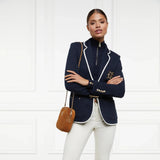 Holland Cooper Ava Half Zip Knit in Ink Navy