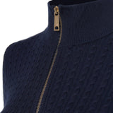 Holland Cooper Ava Half Zip Knit in Ink Navy