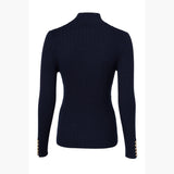 Holland Cooper Ava Half Zip Knit in Ink Navy