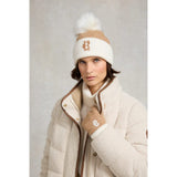Holland Cooper Chelsea Knitted Gloves In Camel