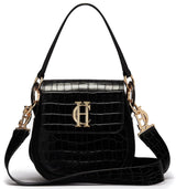 Holland Cooper Chelsea Saddle Bag in Black
