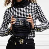 Holland Cooper Chelsea Saddle Bag in Black