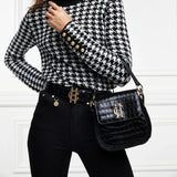 Holland Cooper Chelsea Saddle Bag in Black