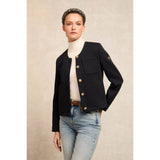 Holland Cooper Chloe Jersey Jacket Ink Navy