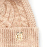 Holland Cooper Cortina Bobble Hat In Camel Champagne