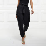Holland Cooper Cupro Cargo Pant - Black