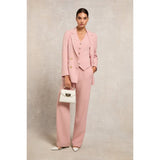 Holland Cooper Hampton Waistcoat in Pink Linen