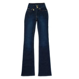 Holland Cooper High Rise Flared Jean Deep Indigo