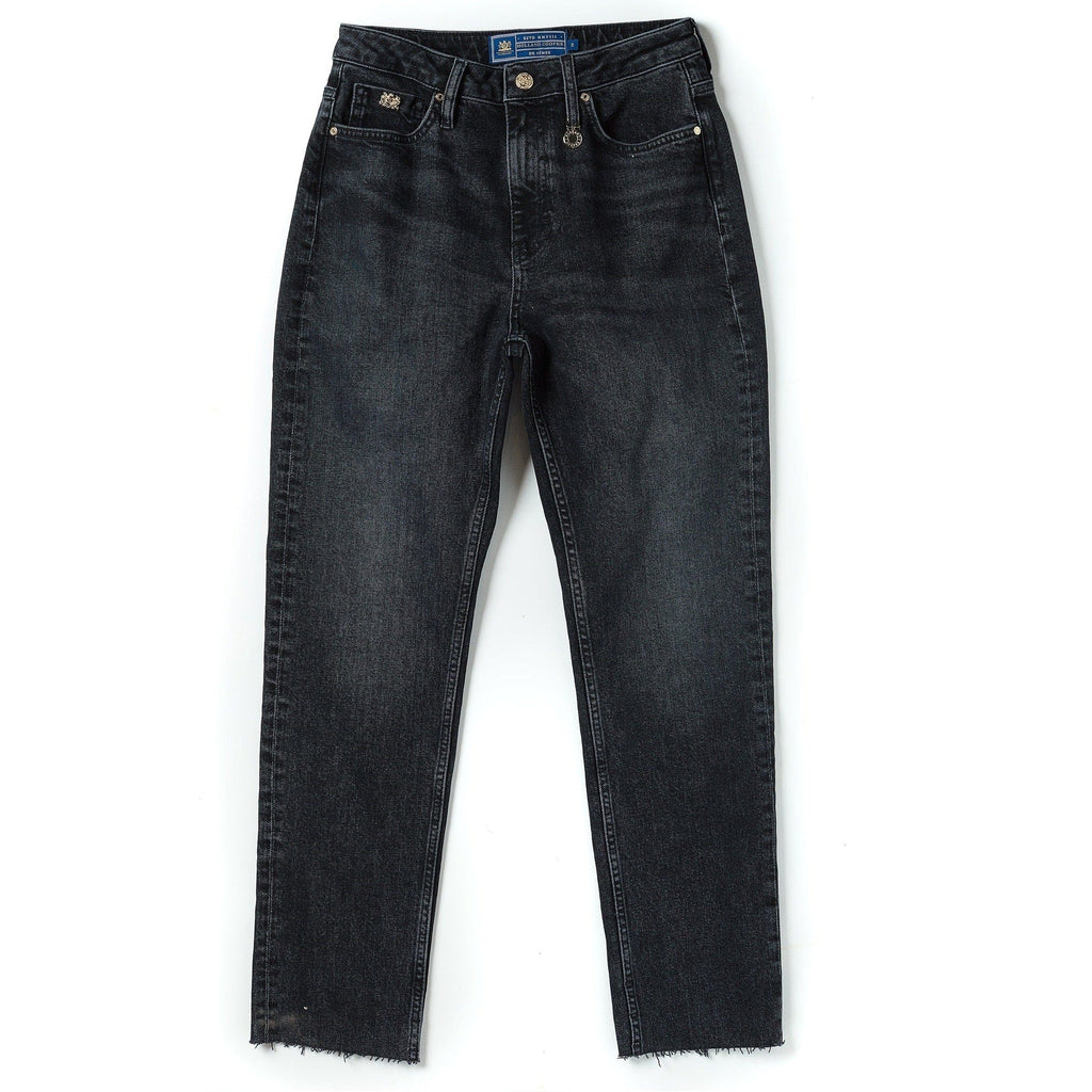 Holland Cooper High Rise Slim Jean Washed Black