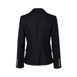 Holland Cooper Knightsbridge Blazer Navy Chalk Pinstripe