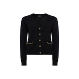 Holland Cooper Mila Cardigan In Black