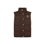 Holland Cooper Milton Padded Gilet In Chocolate