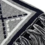Holland Cooper Monogram Scarf Grey Marl in Grey