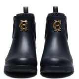 Holland Cooper Rubber Chelsea Boot In Black