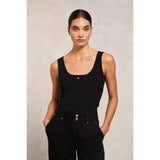 Holland Cooper Ruby Knitted Vest in Black