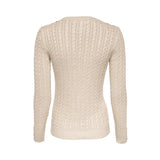 Holland Cooper Seattle Cable Crew Knit in Oatmeal