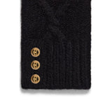 Holland Cooper Sloane Fingerless Gloves In Black