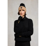 Holland Cooper Sloane Fingerless Gloves In Black