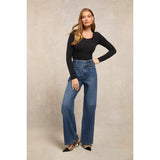 Holland Cooper Supersoft Long Sleeve Top in Black