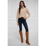 Holland Cooper Tori Knit In Light Camel