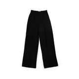 Holland Cooper Wide Leg Pant In Black Black