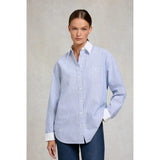 Holland Cooper Winchester Shirt Azure Blue Stripe
