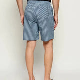 Boss Chris Pattern Shorts In Light Blue