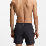 Boss Swim Shorts With Contrast Logo And Piping Black